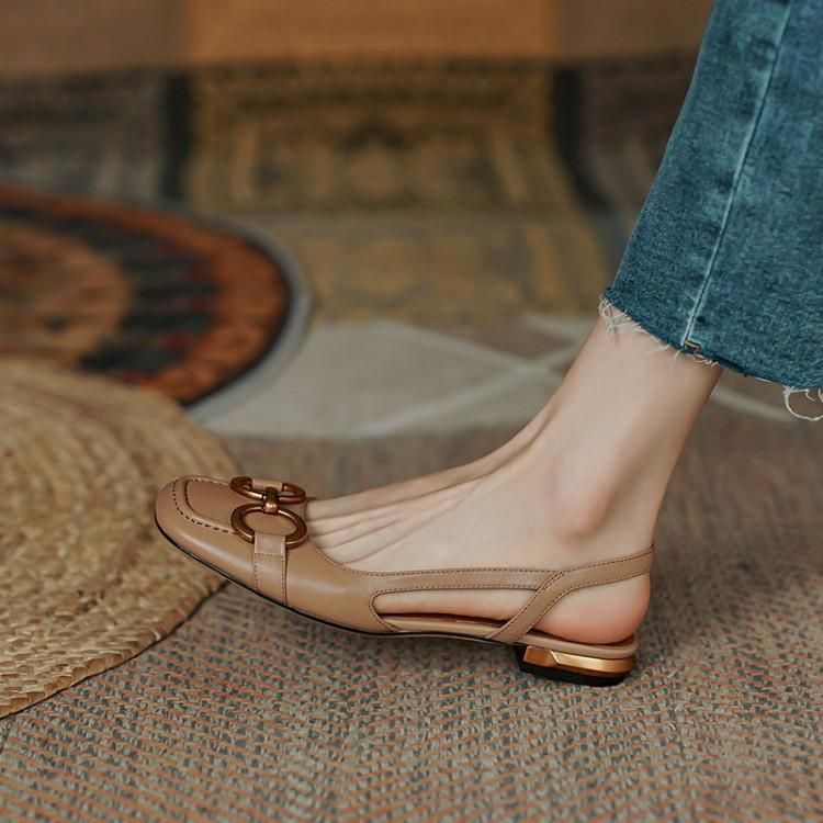 Women's new summer vintage French flats Fairy single shoes_autovado.com