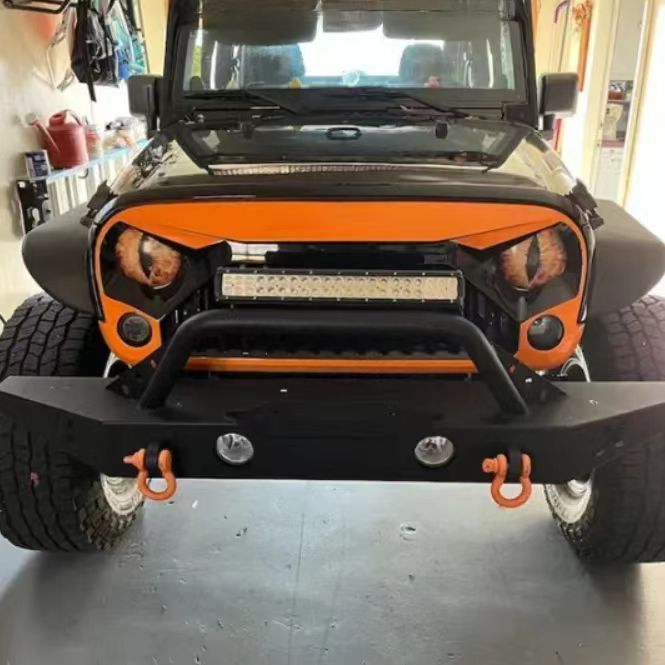 Popular Beast Eyes Headlight Decals Off road Beast Eyes Car Stickers Wrangler Headlight Stickers_autovado.com