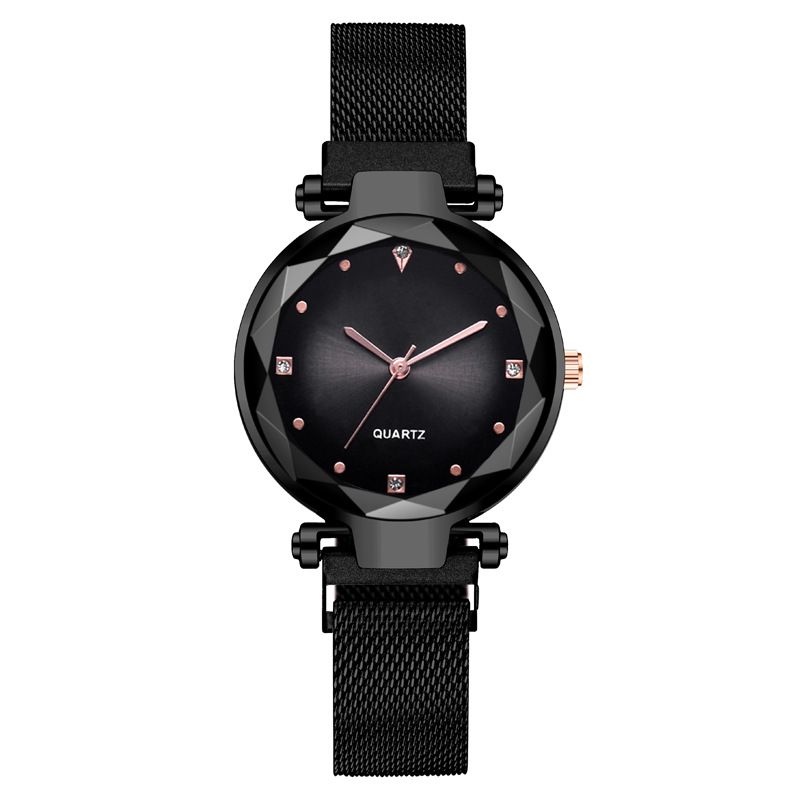 Women's Watch Women's Watch Fashion Diamond Loafing Ferromagnetic Band Quartz Watch Attrite Wrist Watch_autovado.com