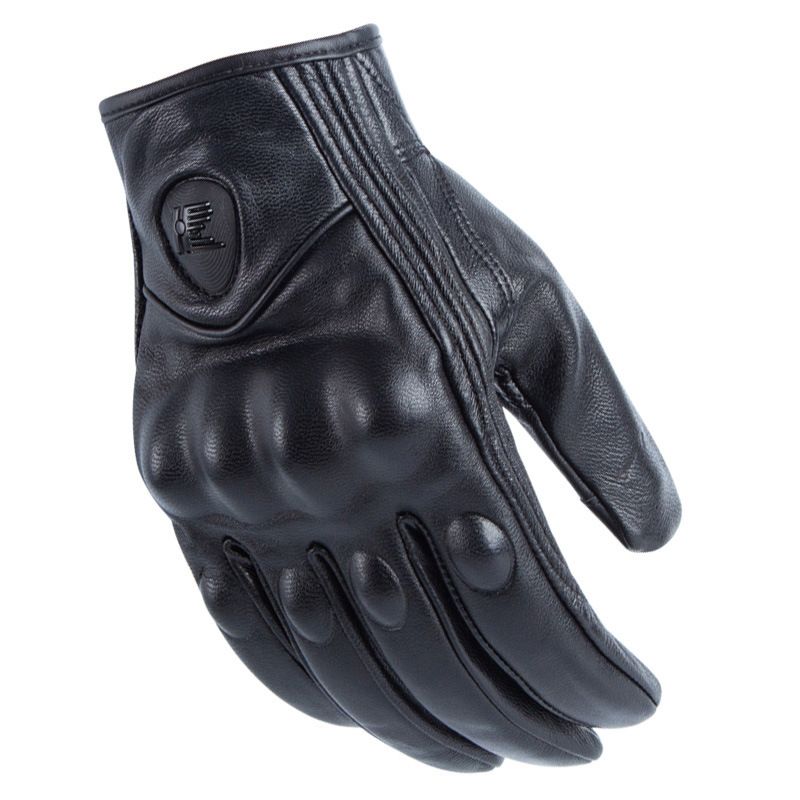 Motorcycle Genuine Leather Gloves Autumn Winter Men Women Sheepskin Protective Anti-Slip Outdoor Motorbike Riding_autovado.com