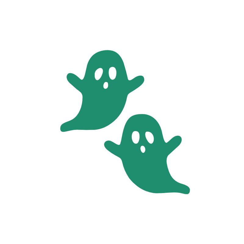 Ghostly Funny Halloween Decoration Car Rearview Mirror Window Wall Home Sticker_autovado.com