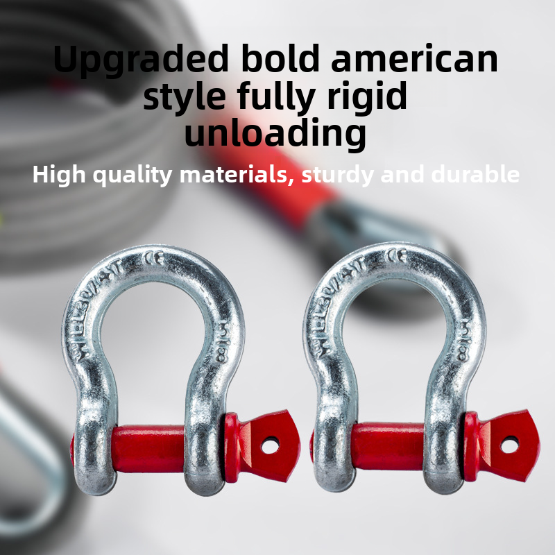 New Tow Outdoor Emergency Rescue Traction Thickened American Style Steel Buckle Nylon Car Rope_autovado.com