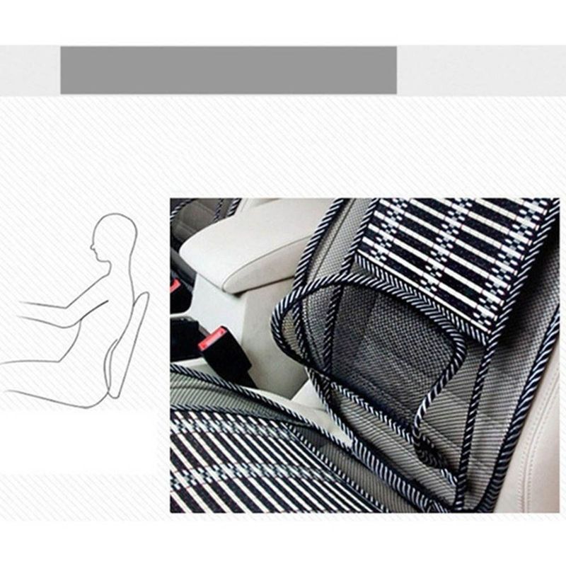 Ventilation Breathable Interior Accessories Chair Massage Lumbar Car Seat Cooling Support Waist Cushion Auto Back Pad_autovado.com