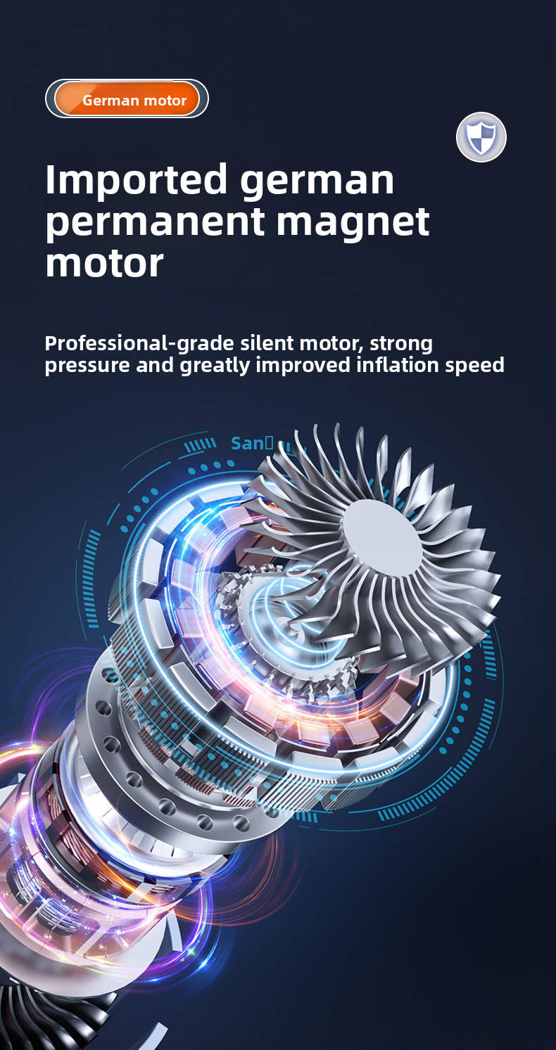 Portable Multifunctional Tire Car Pump Inflator Machine Air Tube_autovado.com