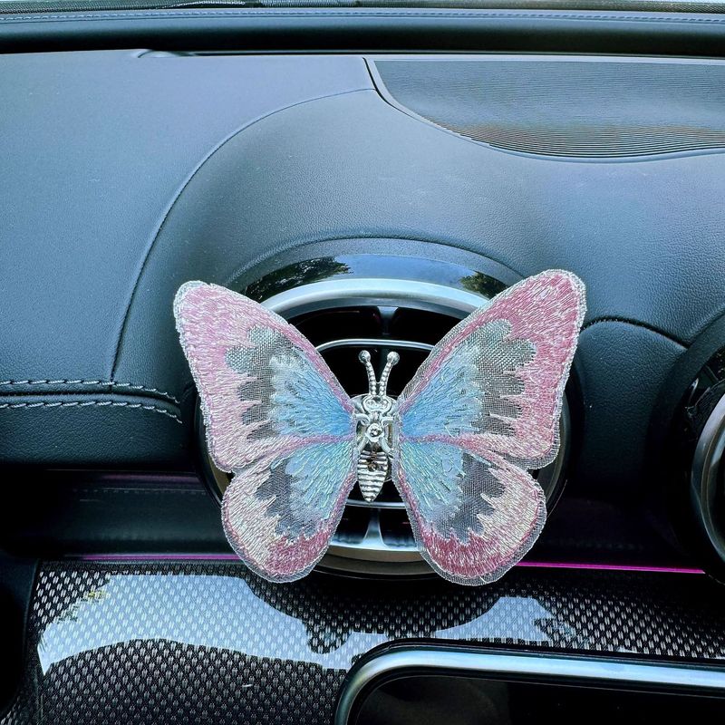 Moving Butterfly Center Console Air Outlet Car Small Ornament Healing Series Interior Decoration Creativity_autovado.com