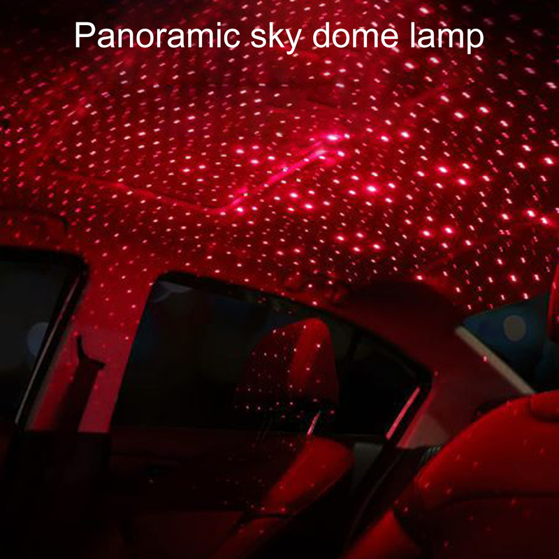 Ambient Star Light Starry USB Metal Modified Roof Interior Decor Lamp Projector for Car_autovado.com