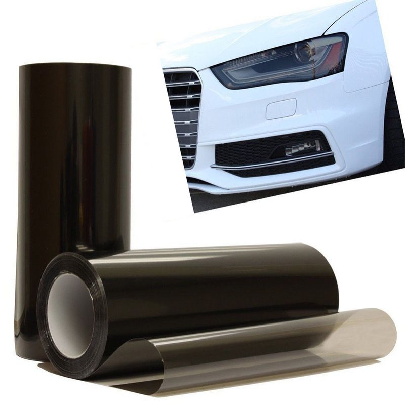 Car Headlight Blackened Brake Tail Anti-Scratch Color Changing Motorcycle Transparent Light Film_autovado.com