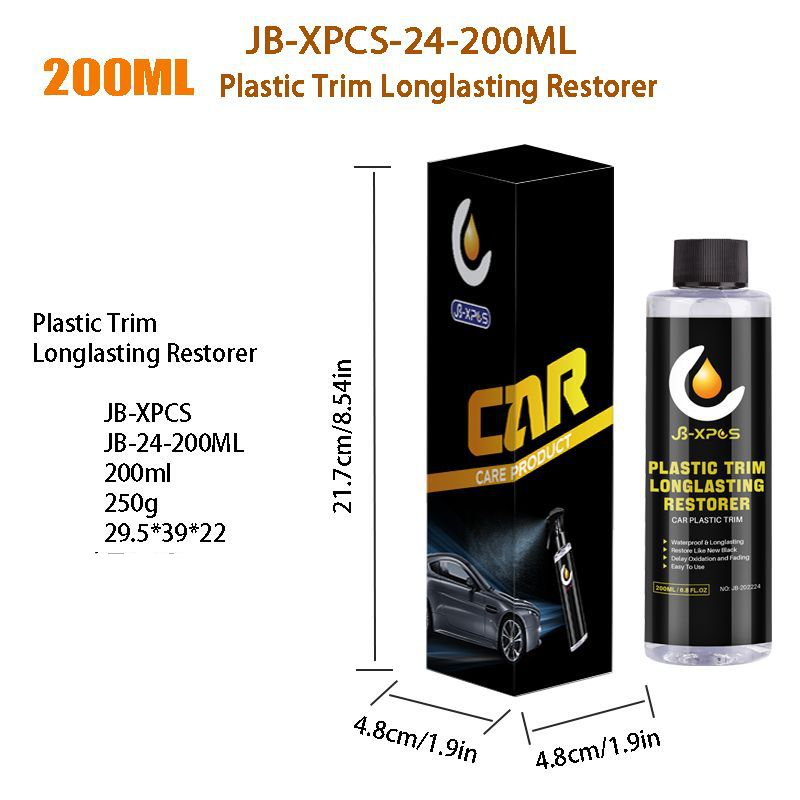 JB-XPCS-24 Plastic Parts Long-lasting Coating Protection Anti-aging Maintenance Repair Spray_autovado.com