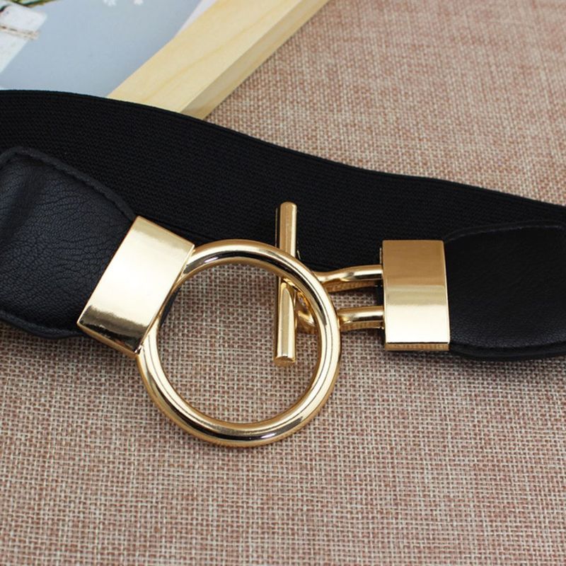 HOT Simple Waist Apparel Accessories Elastic Ladies Band Dress Belts Party Belt For Women Cummerbunds_autovado.com