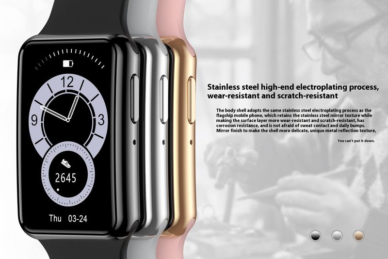 C6 Smart Wristband 1.47-inch Waterproof Heart Rate and Blood Pressure Measurement, Call Reminder, Bluetooth Call, Sports Watch_autovado.com
