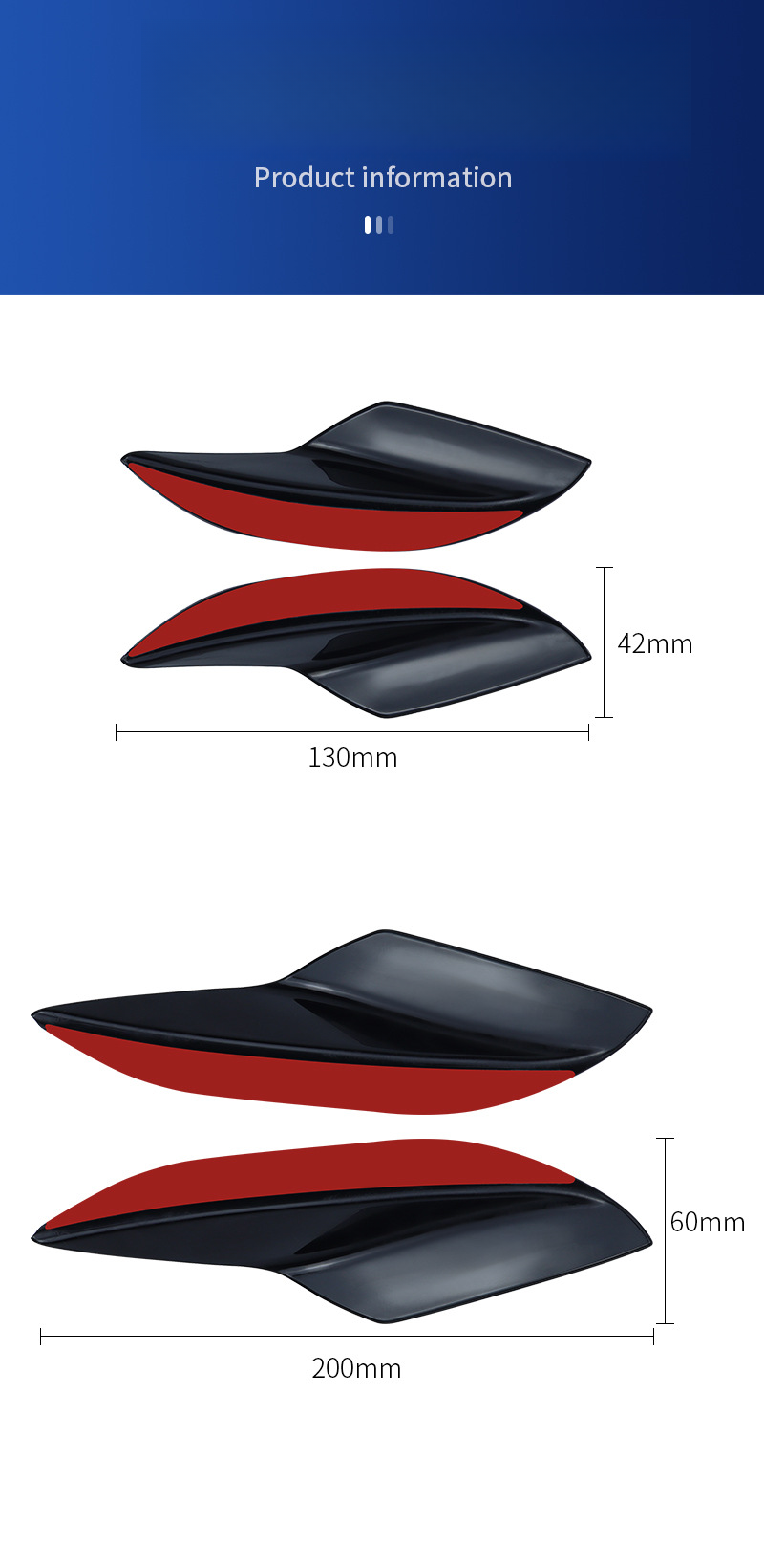 Car Accessories Modified Bumper Carbon Fiber Pattern Extended Universal Spoiler Anti-collision Strip Large Surround Wind_autovado.com