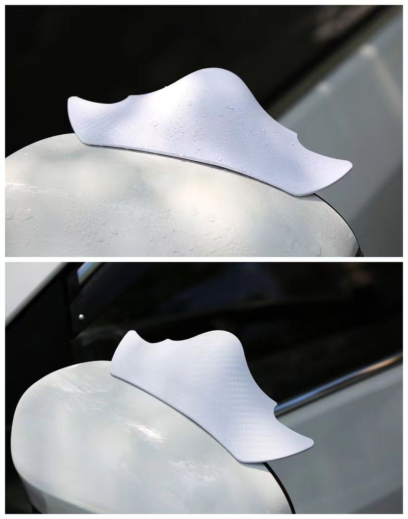 Car Rearview Eyebrow Small Round Integrated Reflective Blind Spot Reversing Mirror Rain Shield Waterproof Artifact_autovado.com