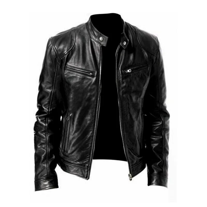 Leather Jacket Men Men's Leather Jackets_autovado.com