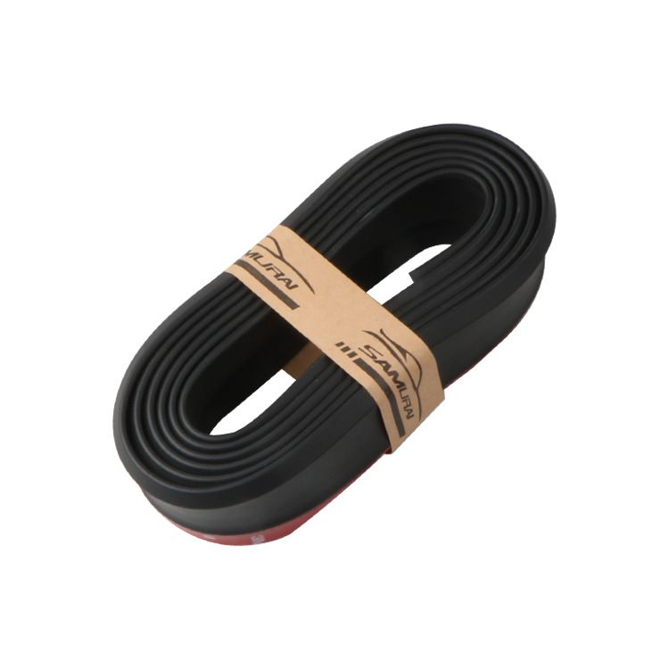 Anti-Collision Modification Universal Small Body Kit Bumper Carbon Fiber Car Accessories Front Lip Strip_autovado.com