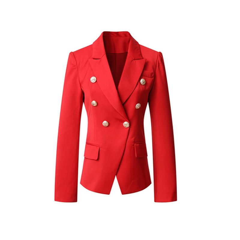 Women's Clothing multi color slim fit temperament commuter suits in stock_autovado.com