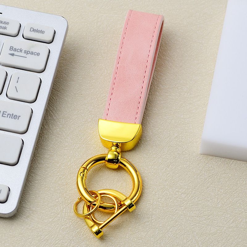 Vintage Leather Leather Car Keychain_autovado.com