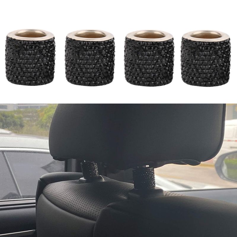 Diamond Studded Ring, Creative Car Headrest Products, General Motors Seat Decorative Ring_autovado.com