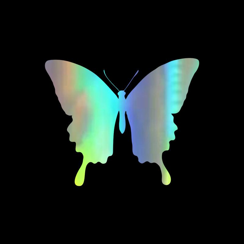 butterfly butterfly car stickers personalized car stickers rearview mirror decorative stickers_autovado.com