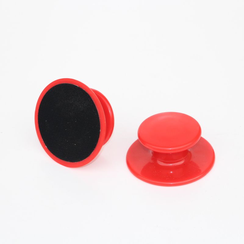 Red Handle Waxing Sponge Set, Manual Self-adhesive Polishing Brush, Car Wash, Beauty, Cleaning And Maintenance Products_autovado.com