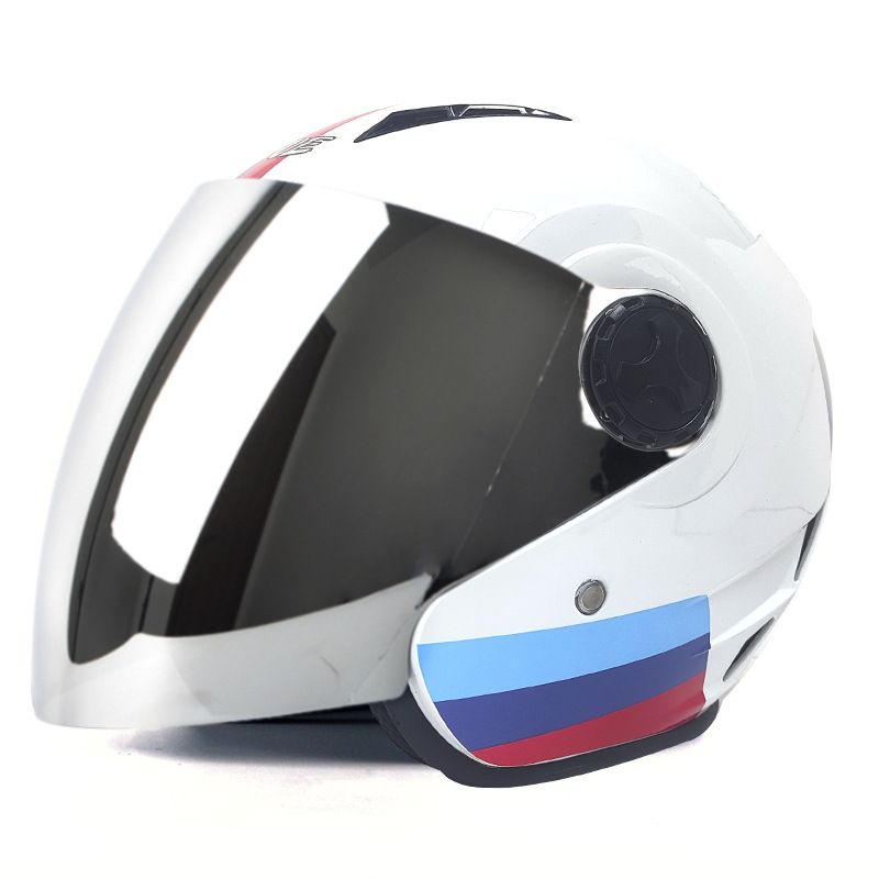 Electric vehicle helmet men's and women's summer half cover half helmet four seasons warm breathable safety helmet_autovado.com