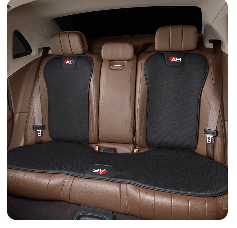 Breathable Ice Silk Car Front/Rear Cover For AUDI A1 A3 A4 A5 A6 A7 A8 Q3 Q7 Q8 TT Non-slip Auto Seat Protector Cushion_autovado.com