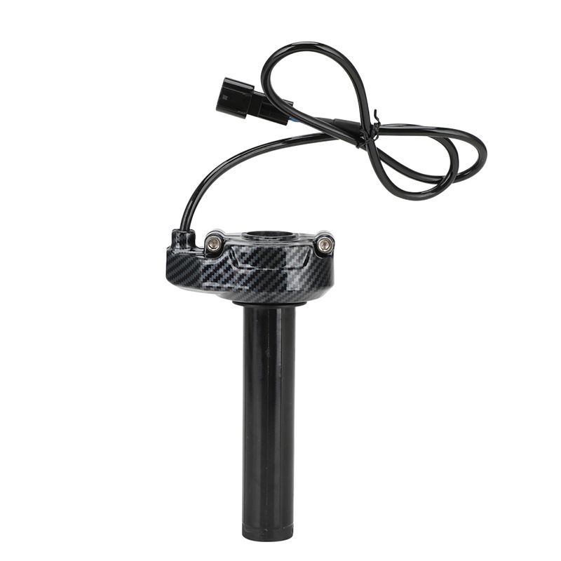 Electronic Throttle Grip For X/S Motorcycle - 2nd Gen (Carbon Fiber Look) - Universal Fit For Custom Bike Upgrades_autovado.com