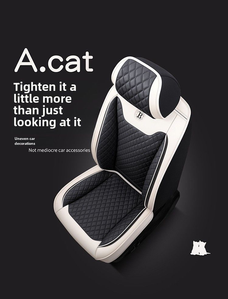Car seat cushion four seasons universal fully surrounded cute seat cover goddess seat cushion all-inclusive car seat cover winter car interior_autovado.com