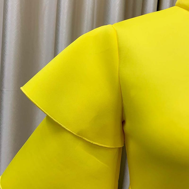 Women's Clothing women's new style double half turtleneck solid color large swing evening dress large size dress_autovado.com