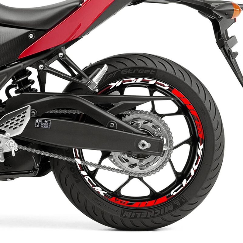 Suitable For Honda Click Series V2/V3 Waterproof Reflective Wheel Stickers, Modified Motorcycle Personalized Decoration_autovado.com