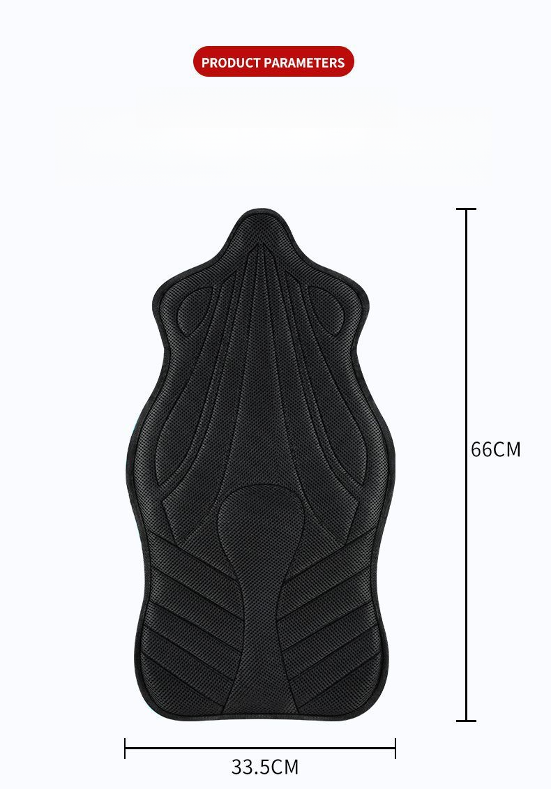 Electric Seat Cushion Shock Absorption Sun Protection Motorcycle Touring Modific Accessories Breathable Heat_autovado.com