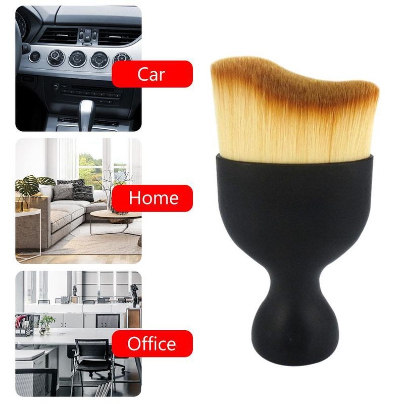 Car Interior Soft Bristle Brush, Instrument Panel Air Outlet Gap Dust Removal, Home Office Detail Cleaning Tool_autovado.com