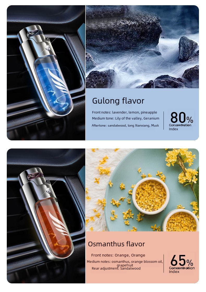 New Perfume Car Air Conditioner Air Outlet Perfume Car Fragrance Fragrance Car Interior Decoration Odor Removing High Grade Pendant_autovado.com