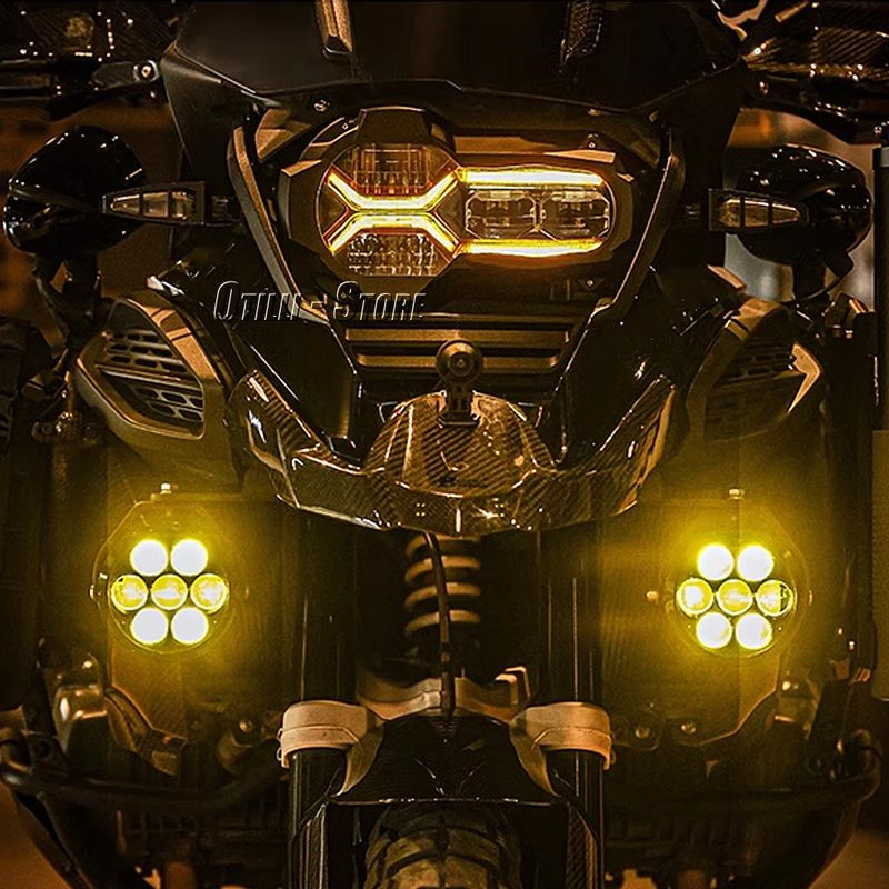 Suitable For R1200GS R1250GS Motorcycle Modification Accessories, Headlight Protection Cover_autovado.com