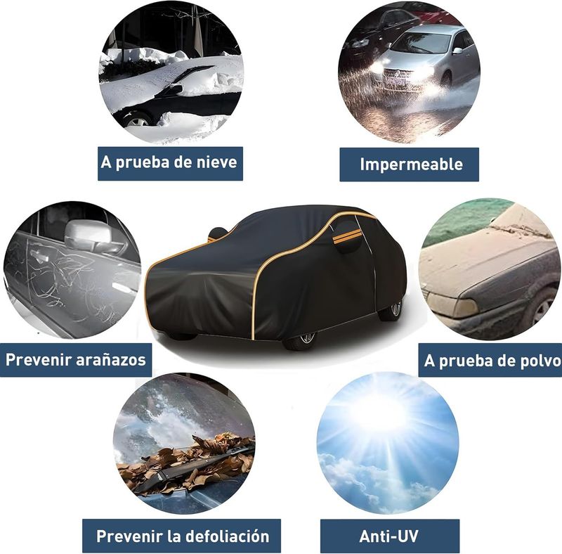 Cover Thickened Rainproof Sunproof Anti-Aging Car Clothing Four Seasons Snowproof Peva Black Silver Hot Selling Sedan_autovado.com
