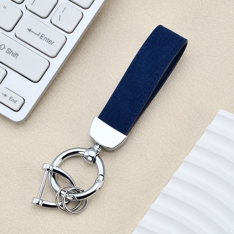 New Leather Key Chain Key Ring Multi-color Key Accessories Fur Key Chain_autovado.com