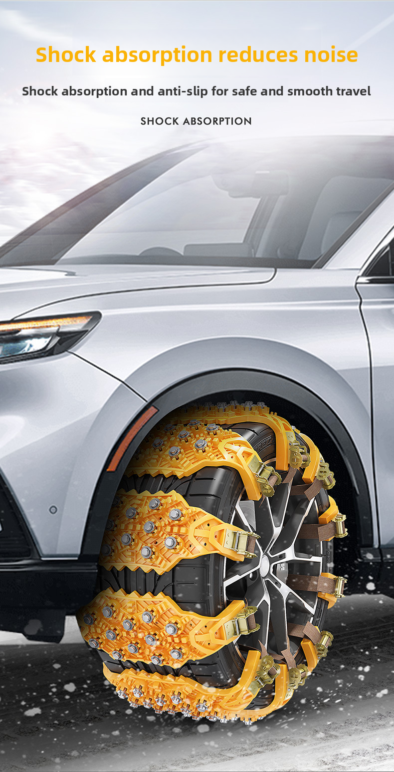 New Universal Cars, Off-Road Vehicles, SUVs, Crawler Snow Chains, Special Anti-Slip Chains For Car Tires_autovado.com