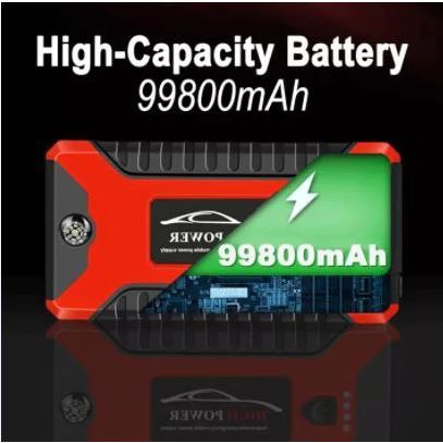 99800mAh 12V Powerbank Jumper Multi-function Emergency Tire Power Bank Car Starter_autovado.com