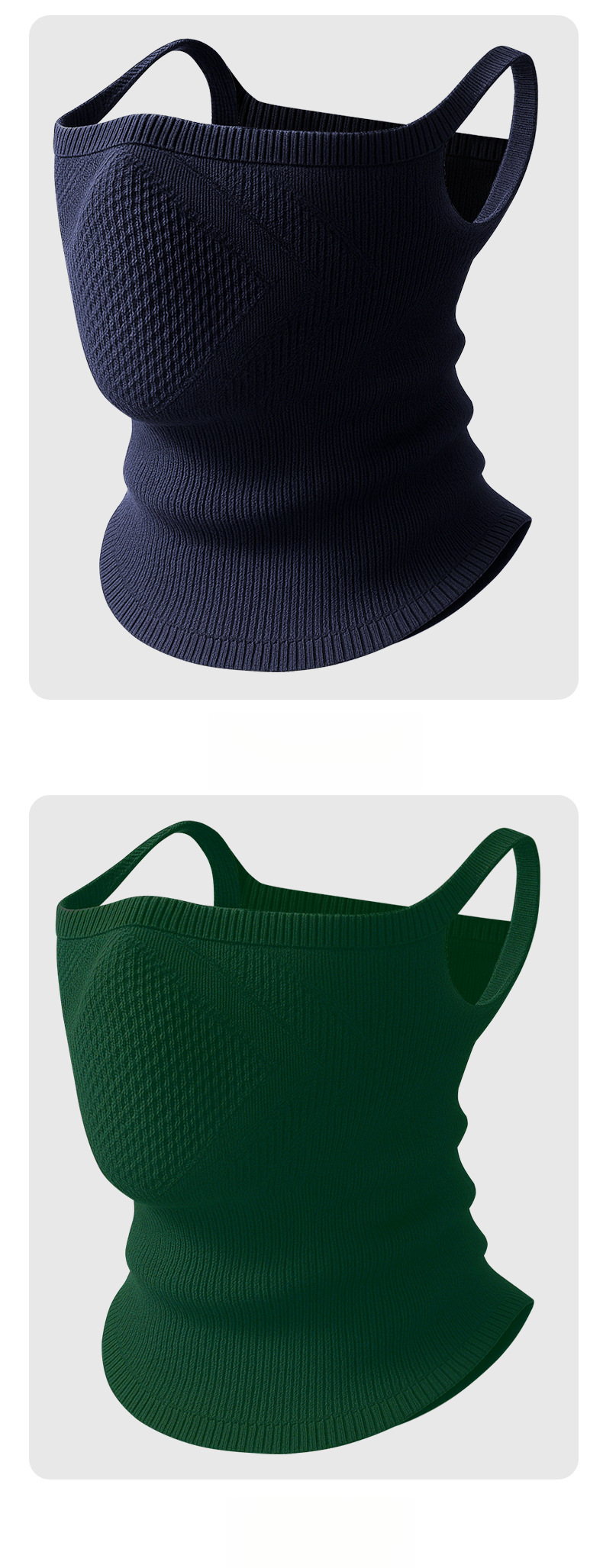 Winter Mountaineering Cold-Proof For Women, Electric Bike Riding Warm Neck Gaiter, Nylon Seamless Ear-Hanging Face_autovado.com