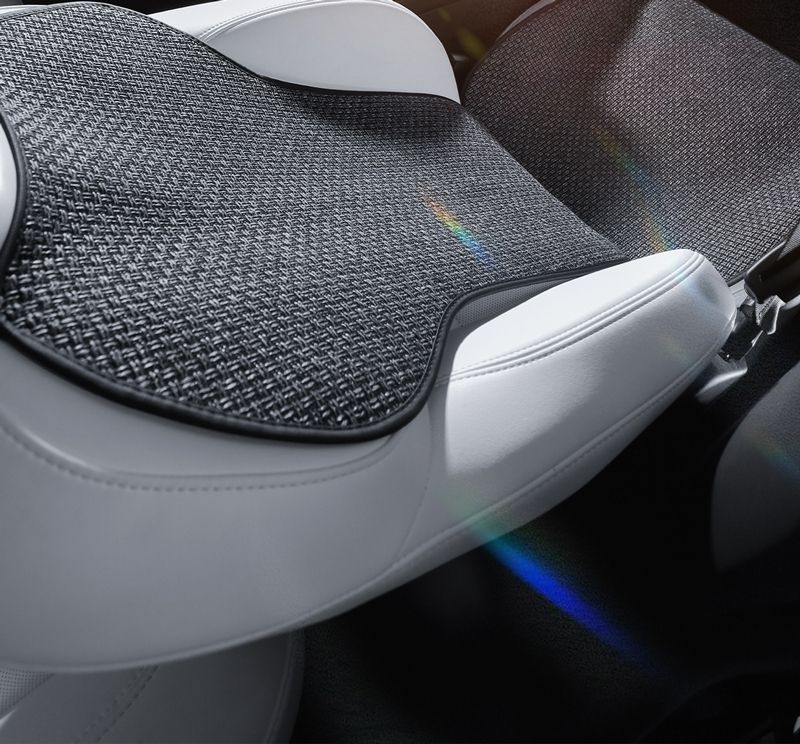 For Tesla Model Y/Model 3/2024 M3 Linen Cover Cushion Four Seasons Breathable And Comfortable Seat Car Interior_autovado.com