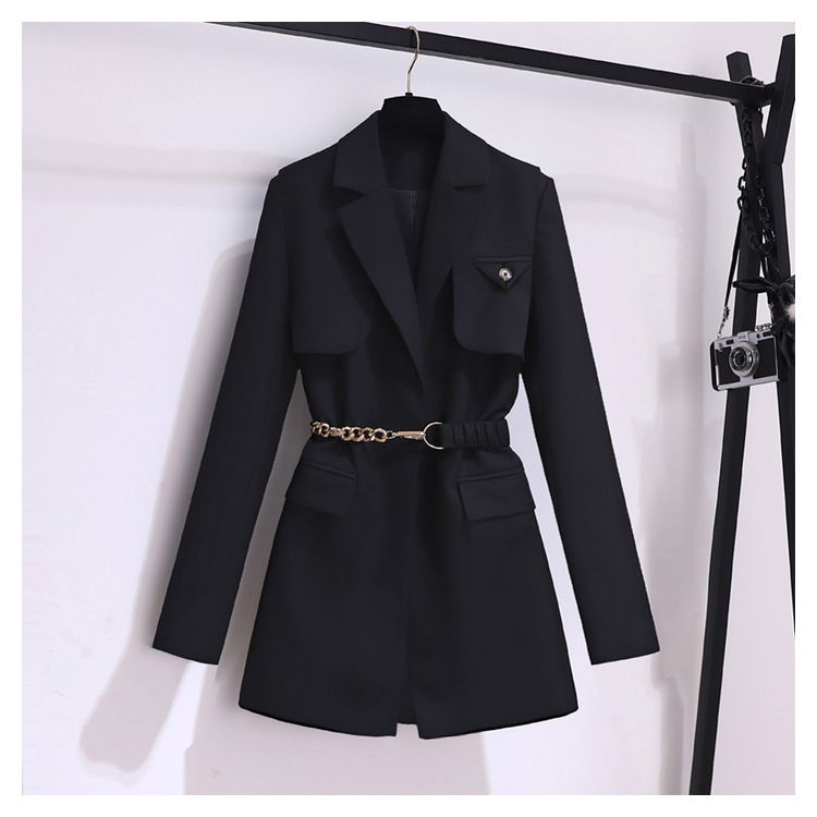 Spring And Autumn Windbreaker Women's New Top Korean Style Chic Coffee Colored Small Suit Jacket For Women Spring And Autumn High-end Suit For Women_autovado.com