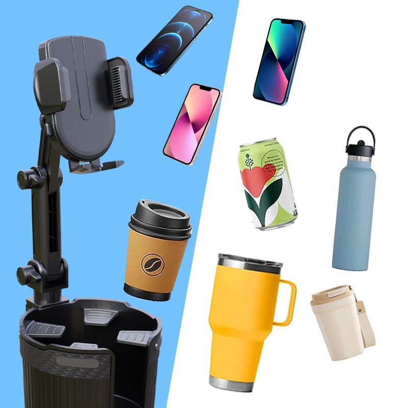 Factory Direct Sales car water cup holder mobile phone holder large vacuum cup car drink holder new car cup holder_autovado.com
