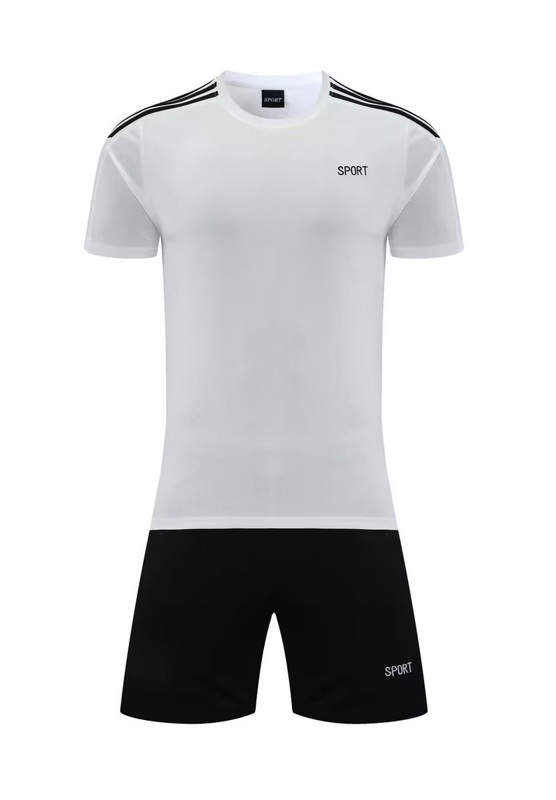 Men's Clothing training suit short-sleeved student sports football clothes printed summer new football suit suit men_autovado.com