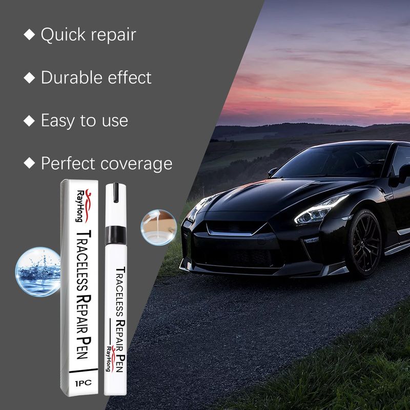 Car Black Paint Pen Car Paint Scratch Repair Anti-fouling Recovery Car Paint Pen Color_autovado.com