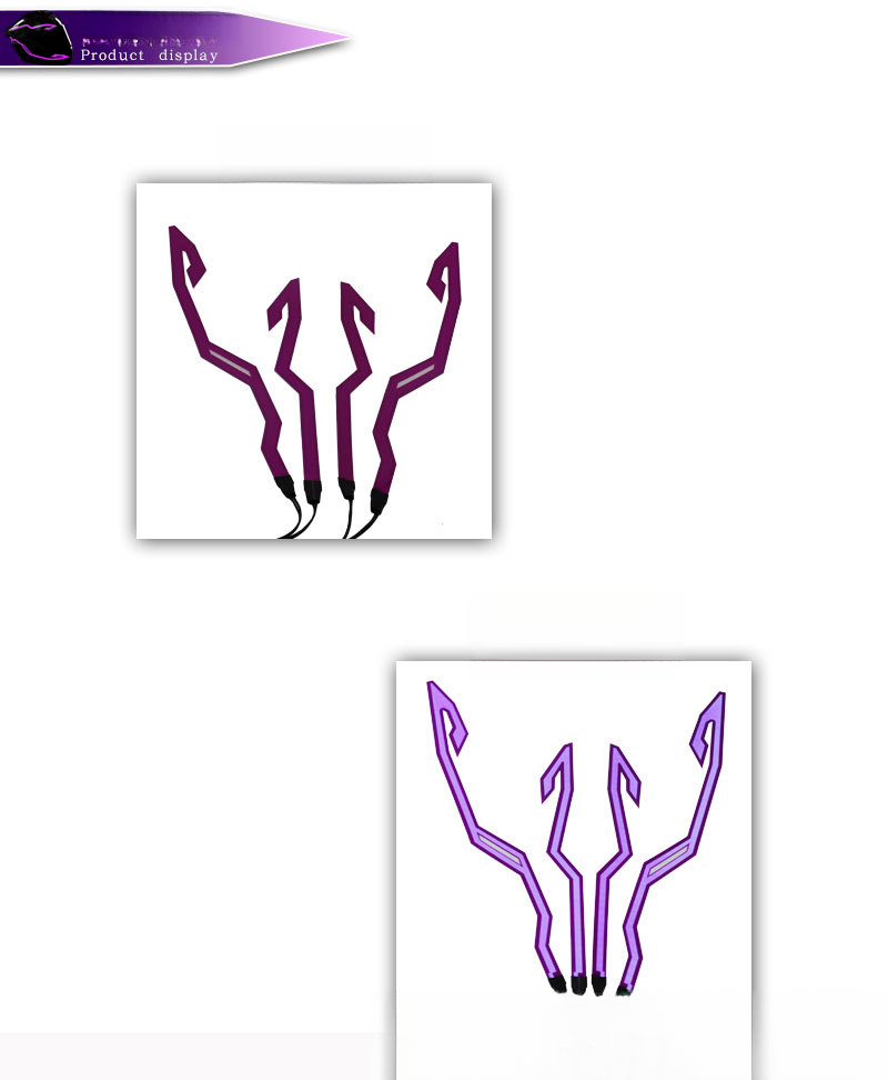 same motorcycle Riding safety LED light strip Motorcycle helmet cold light-emitting_autovado.com